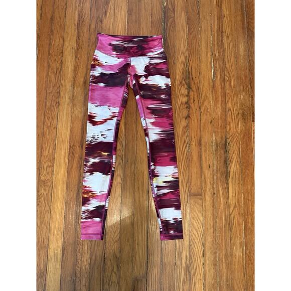 Lululemon Leggings Wunder Under Pant III Full-On Luxtreme Berry Multi Size 4 - Picture 4 of 7